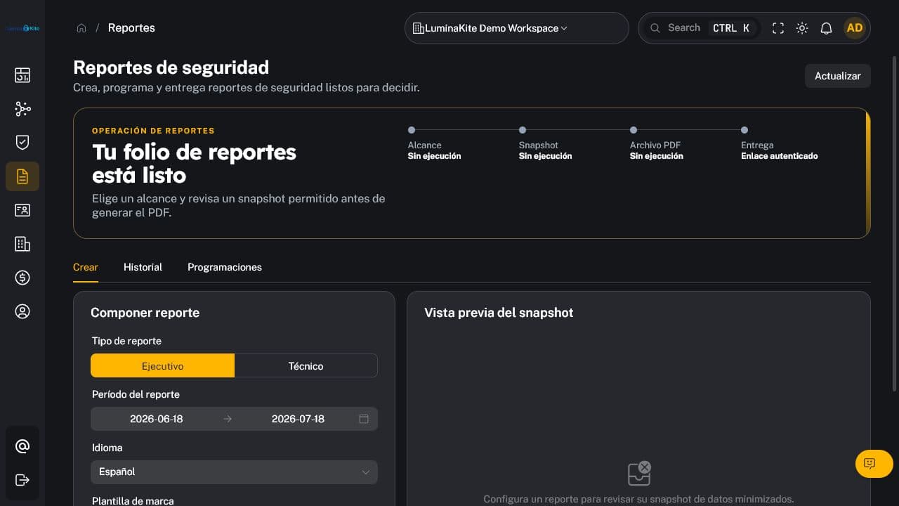 Report center